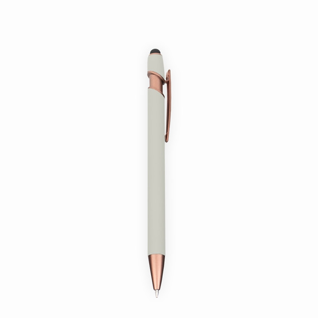 Caneta metal touch bronze personalizada