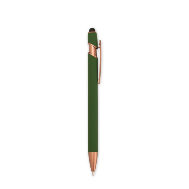 Caneta metal touch bronze personalizada