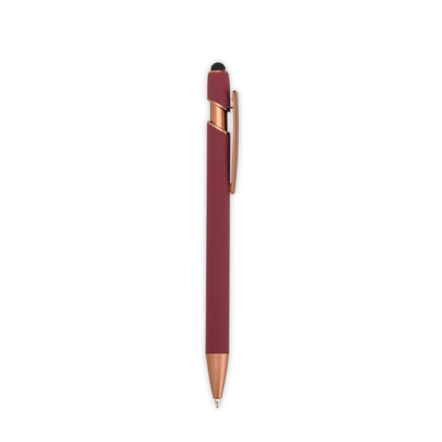 Caneta metal touch bronze personalizada