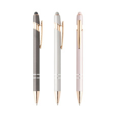 Caneta metal touch cores suaves personalizada