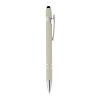 Caneta metal touch emborrachada personalizada