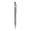 Caneta metal touch emborrachada personalizada