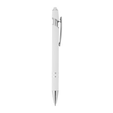 Caneta metal touch emborrachada personalizada