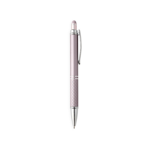 Caneta metal touch texturizada personalizada