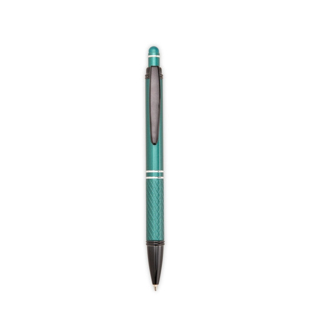 Caneta metal touch texturizada personalizada