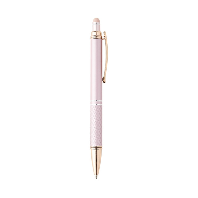 Caneta metal touch texturizada personalizada