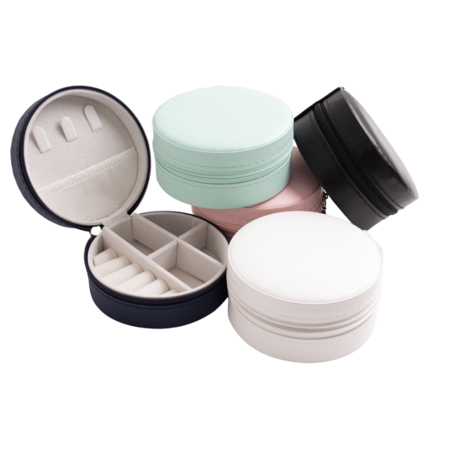 Porta joias couro sintético personalizado