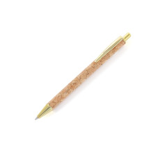 Caneta metal cortiça personalizada