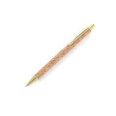 Caneta metal cortiça personalizada