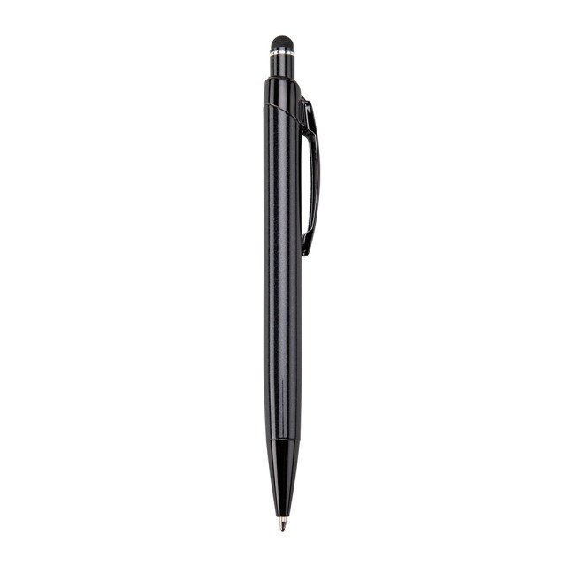 Caneta metal touch brilhante personalizada