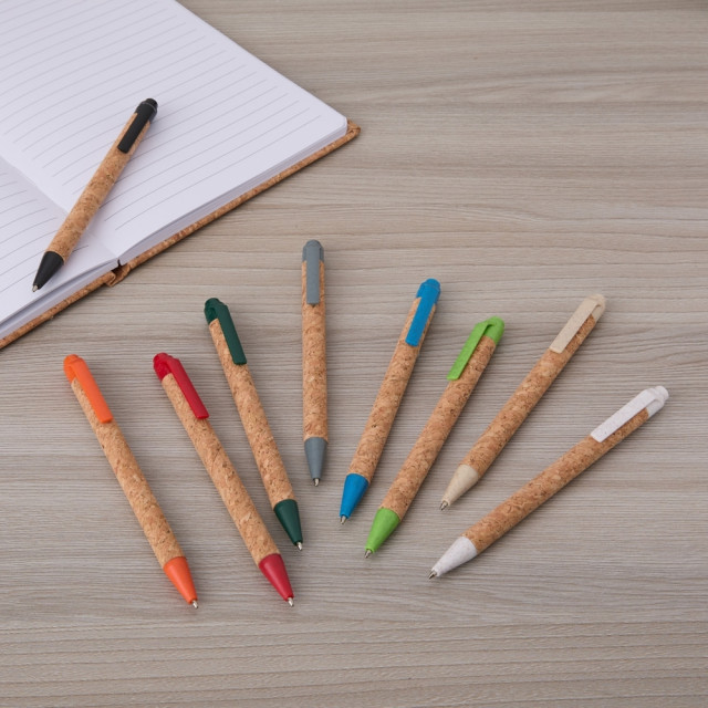 Caneta cortiça personalizada