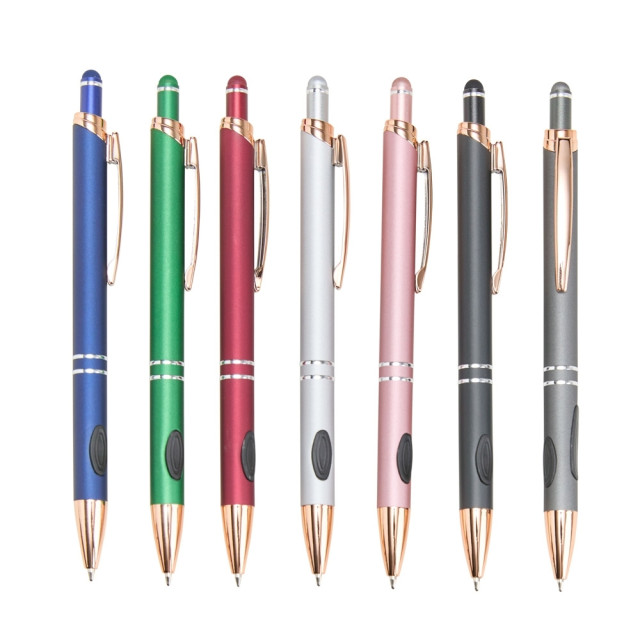 Caneta metal touch personalizada