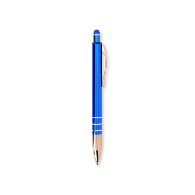 Caneta metal touch brilhante personalizada