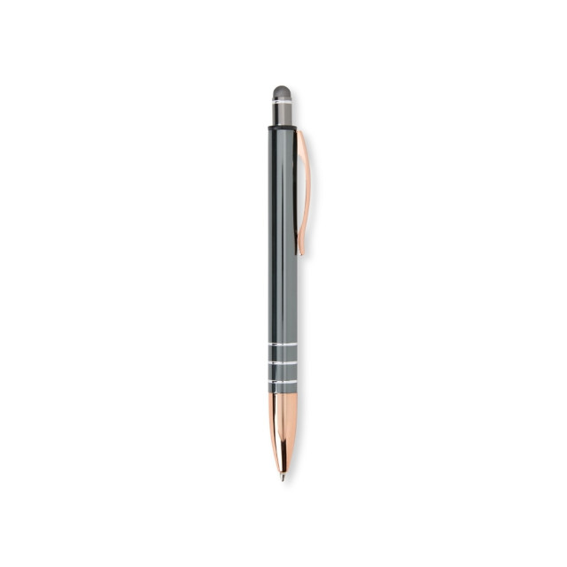 Caneta metal touch brilhante personalizada