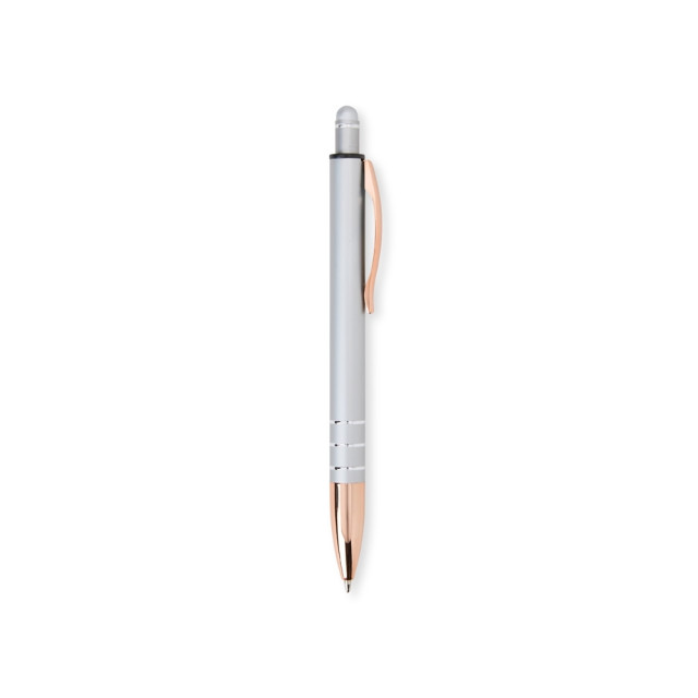 Caneta metal touch brilhante personalizada