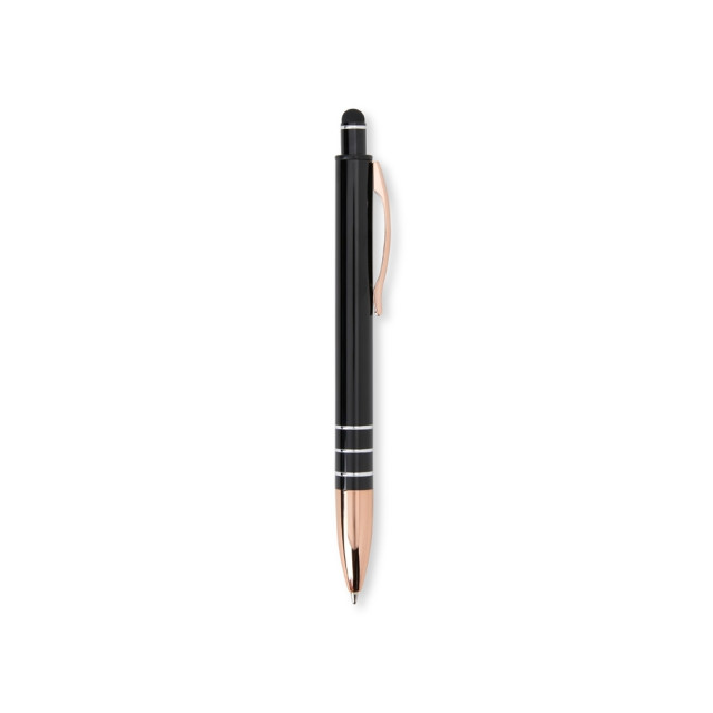 Caneta metal touch brilhante personalizada