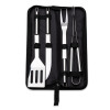 Kit churrasco 4 pçs + estojo personalizado