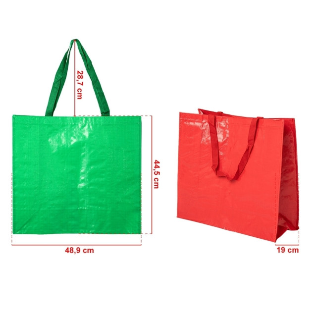 Sacola plástica reforçada  48,9x44,5x19cm personalizada