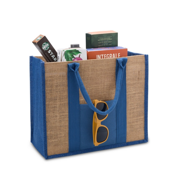 Kit sacola de linho + viseira de palha personalizada