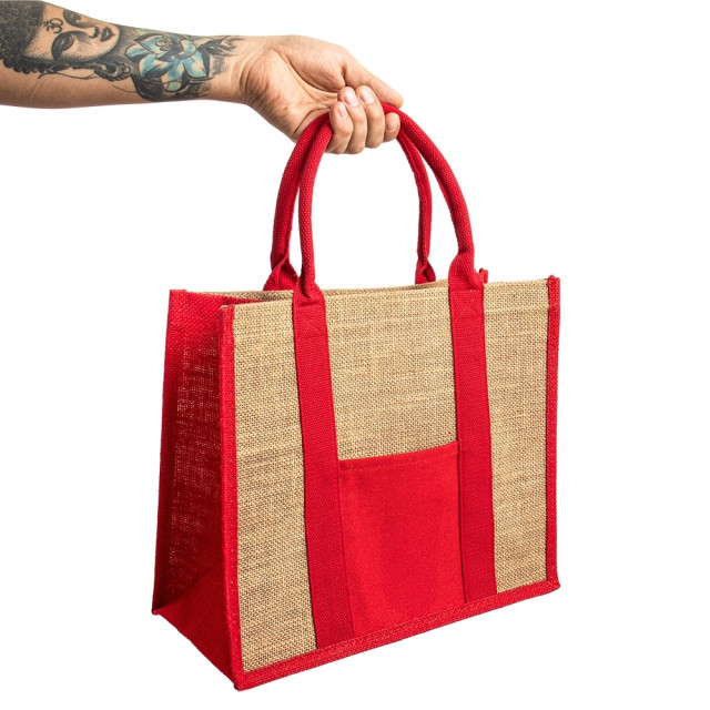 Kit sacola de linho + viseira de palha personalizada