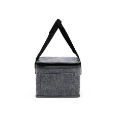 Bolsa térmica feltro com bolso frontal 6L personalizada
