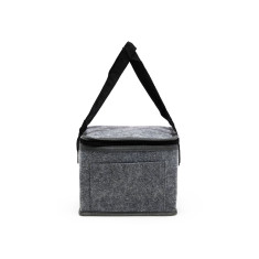 Bolsa térmica feltro com bolso frontal 6L personalizada