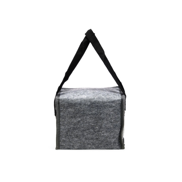 Bolsa térmica feltro com bolso frontal 6L personalizada