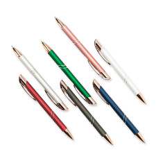 Caneta metal/plástico personalizada
