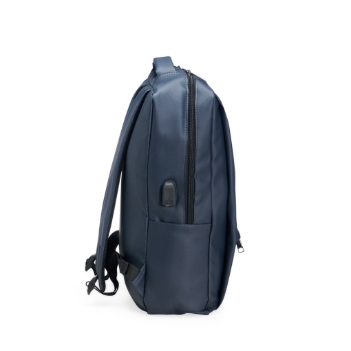Mochila couro sintético antifurto 23 litros personalizada Mochila couro sintético antifurto 23 litros personalizada