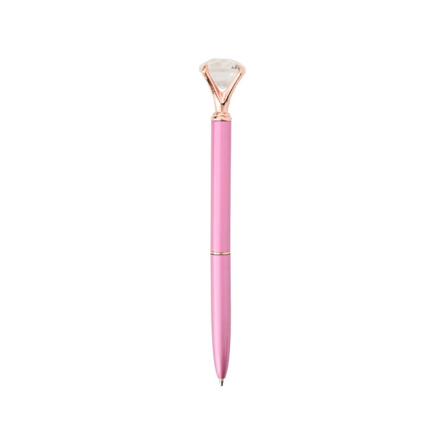 Caneta metal diamante personalizada