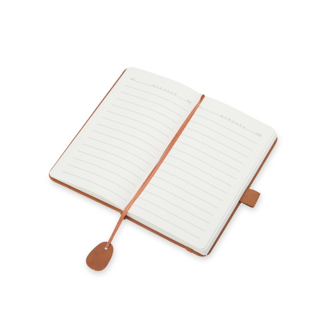 Caderneta emborrachada marca página personalizada