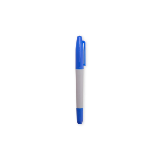 Caneta marcadora ponta dupla personalizada