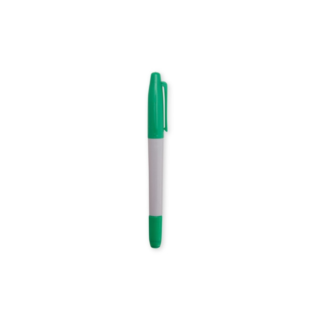 Caneta marcadora ponta dupla personalizada