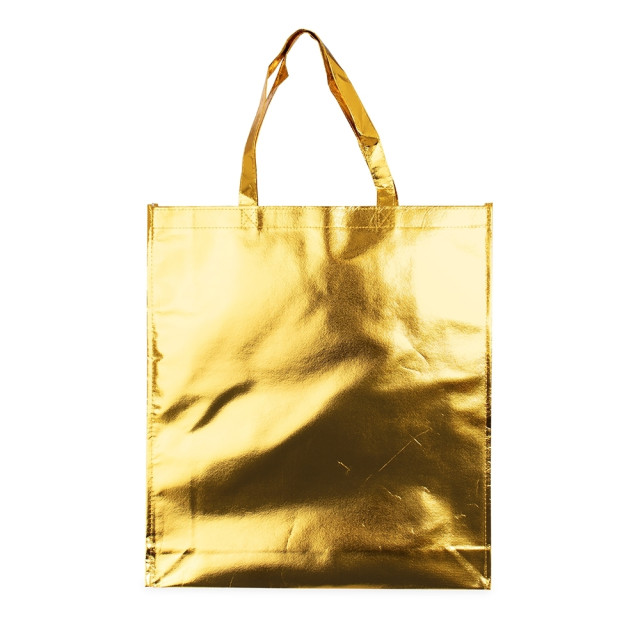 Sacola tnt metalizada 50x45x11cm personalizada