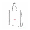 Sacola tnt metalizada 50x45x11cm personalizada
