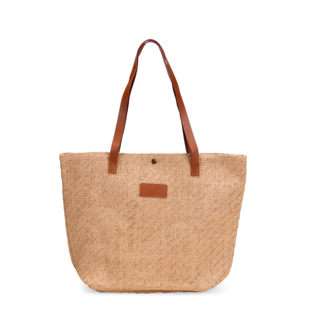 Bolsa de palha trançada personalizada