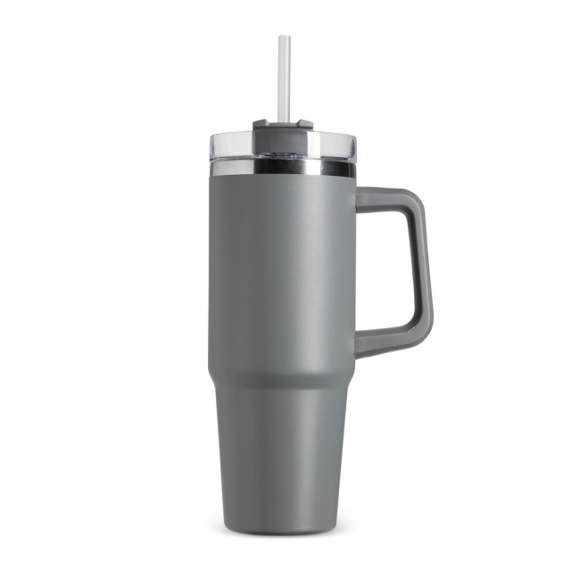 Caneca térmica com canudo 900ml personalizada