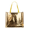 Sacola PP metalizada 43x36x18cm personalizada