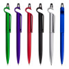 Caneta plástica touch suporte celular personalizada