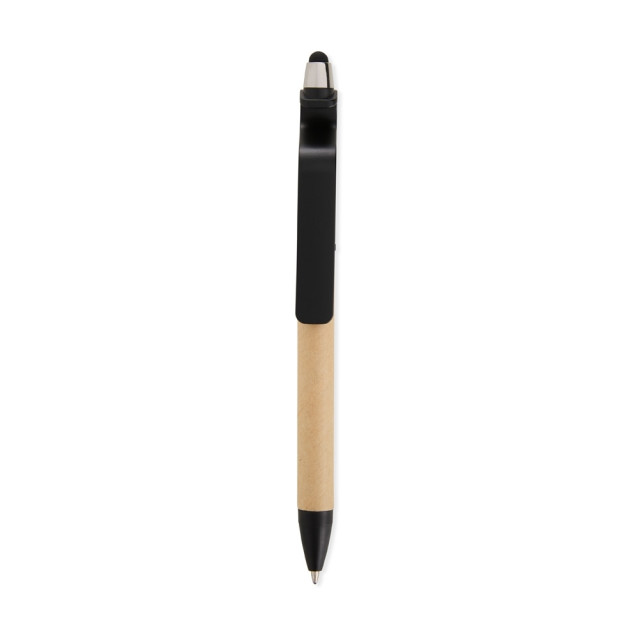 Caneta papelão/plástico touch suporte celular personalizada