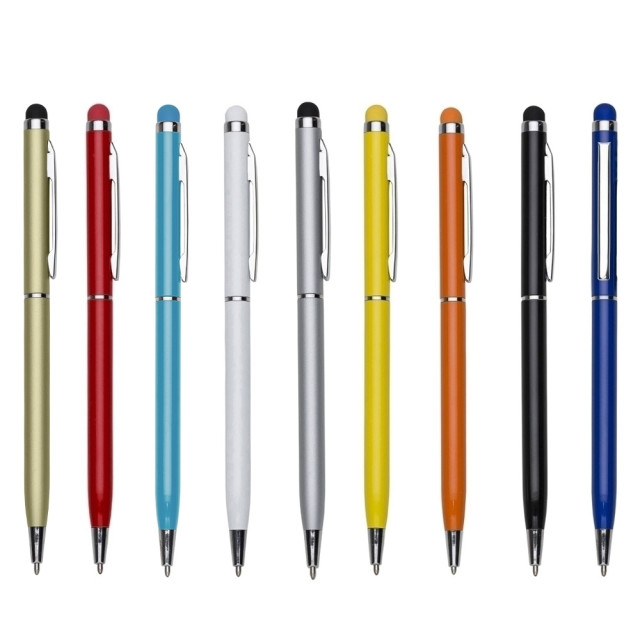 Caneta metal touch slim personalizada