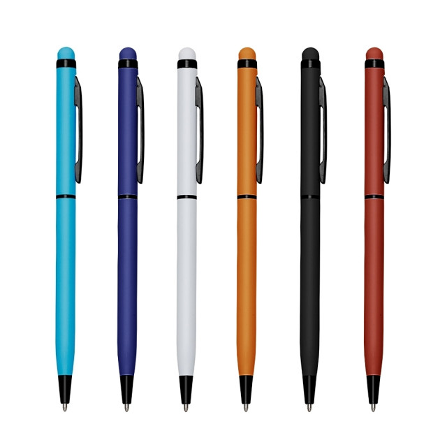 Caneta slim metal touch personalizada