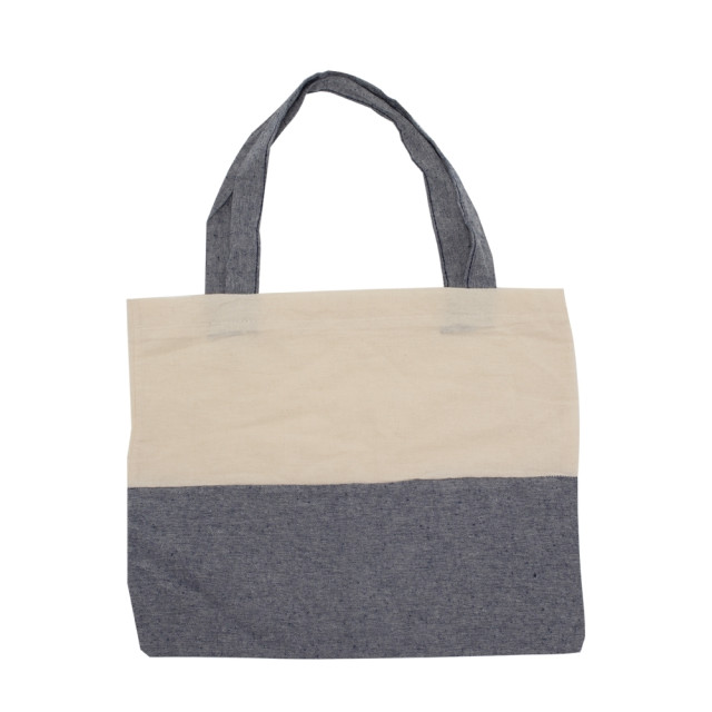 Sacola algodão bicolor personalizada