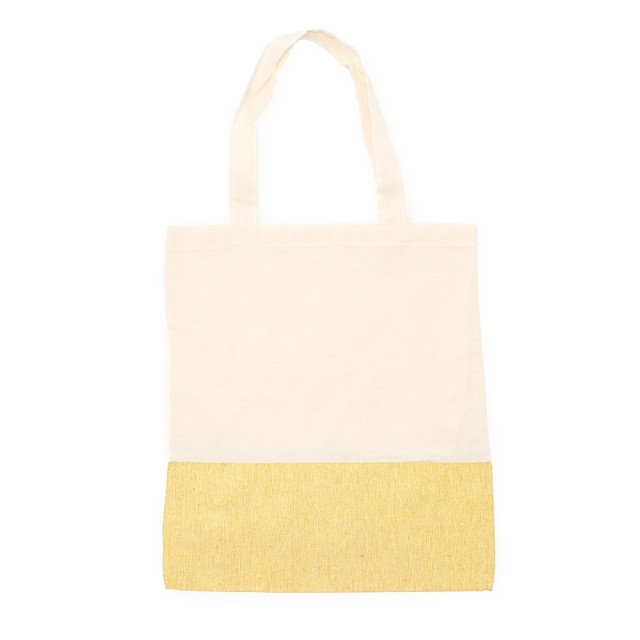 Sacola algodão bicolor 39x35cm personalizada