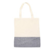 Sacola algodão bicolor 39x35cm personalizada