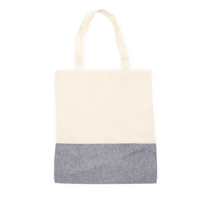 Sacola algodão bicolor 39x35cm personalizada
