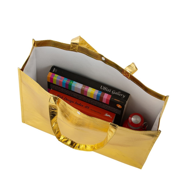 Sacola tnt metalizada personalizada