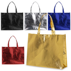 Sacola tnt metalizada personalizada