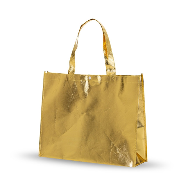 Sacola tnt metalizada personalizada
