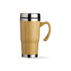 Caneca bambu/inox 450ml personalizada